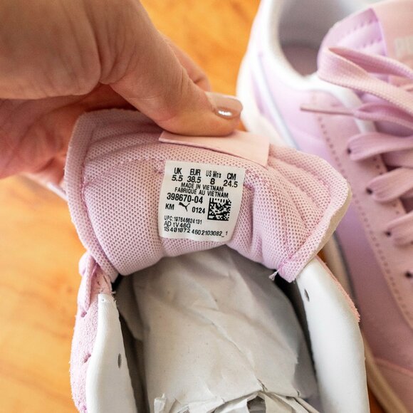 NIB Puma Club 5v5 Size 8 Grape Mist Suede Style# 398670-04 Athletic Shoes - Picture 8 of 11